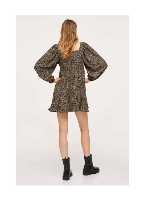 Robe courte marron MANGO pour femme