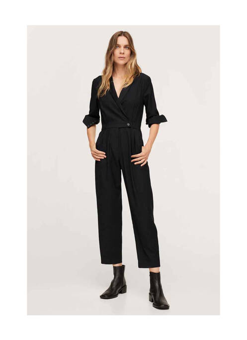 Combi-pantalon noir MANGO pour femme