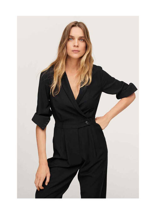 Combi-pantalon noir MANGO pour femme