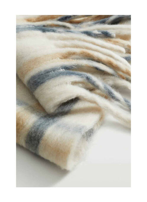 Echarpe beige MANGO femme