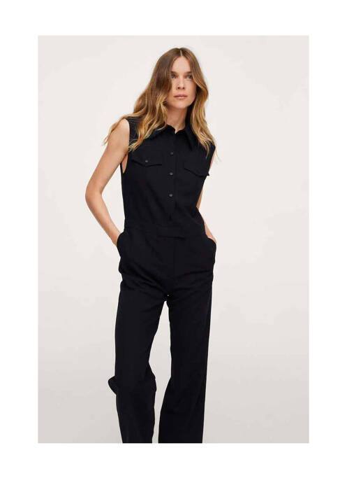 Combi-pantalon noir MANGO pour femme