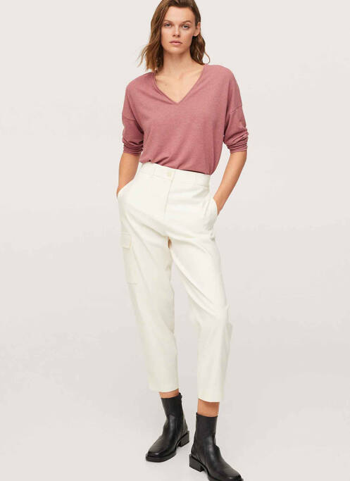 Top rose MANGO pour femme