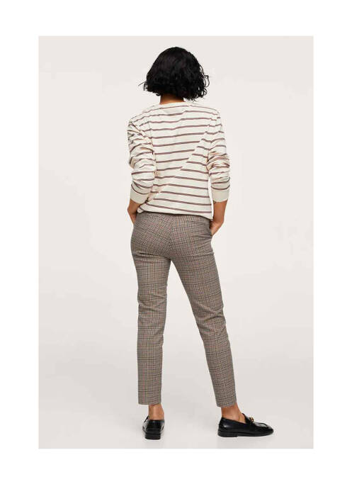 Pantalon chino marron MANGO pour femme