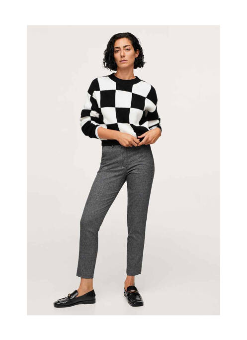 Pantalon chino gris MANGO pour femme