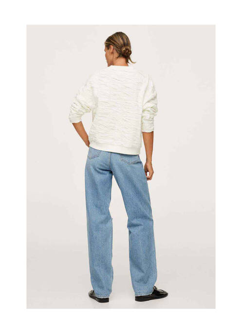 Sweat-shirt blanc MANGO pour femme
