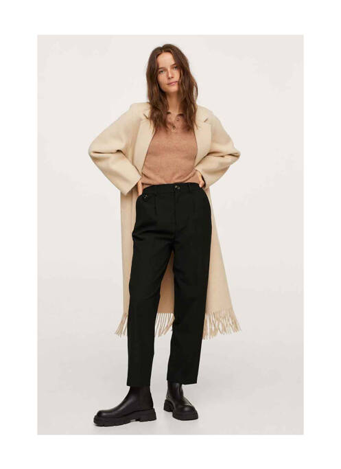 Pantalon flare noir MANGO pour femme