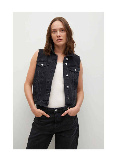 Veste casual noir MANGO pour femme