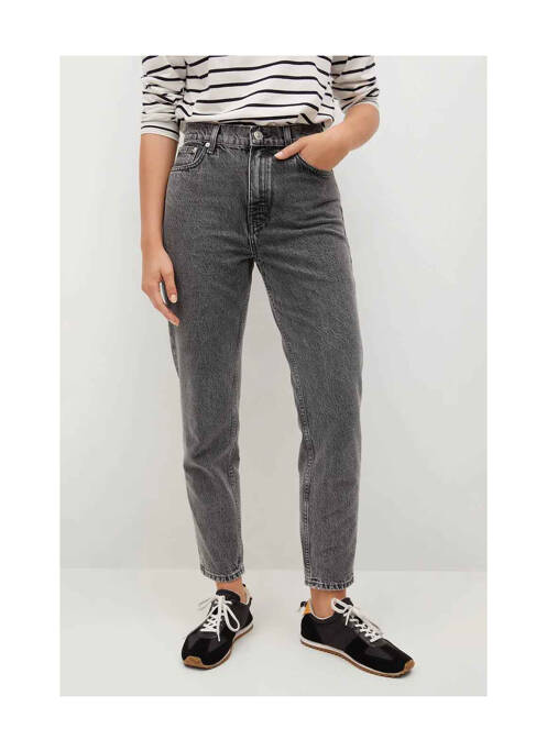 Jean coupe Mom noir MANGO pour femme