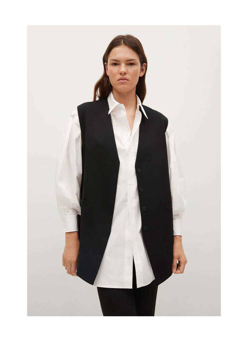 Blazer noir MANGO pour femme