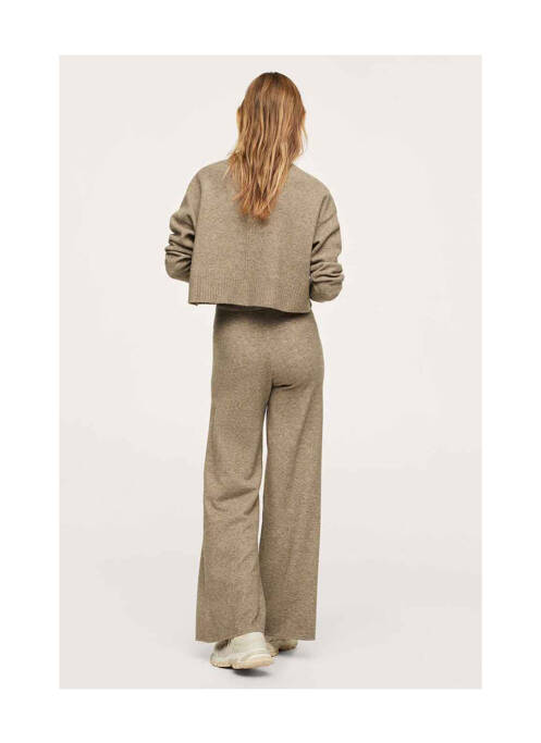 Pantalon flare marron MANGO pour femme
