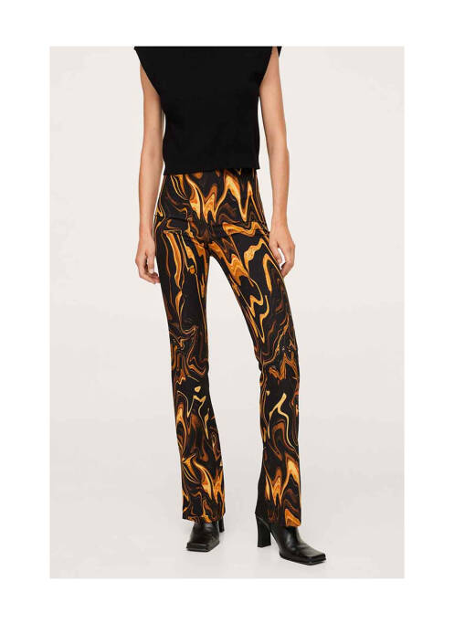Pantalon flare noir MANGO pour femme