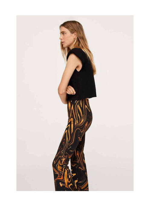 Pantalon flare noir MANGO pour femme