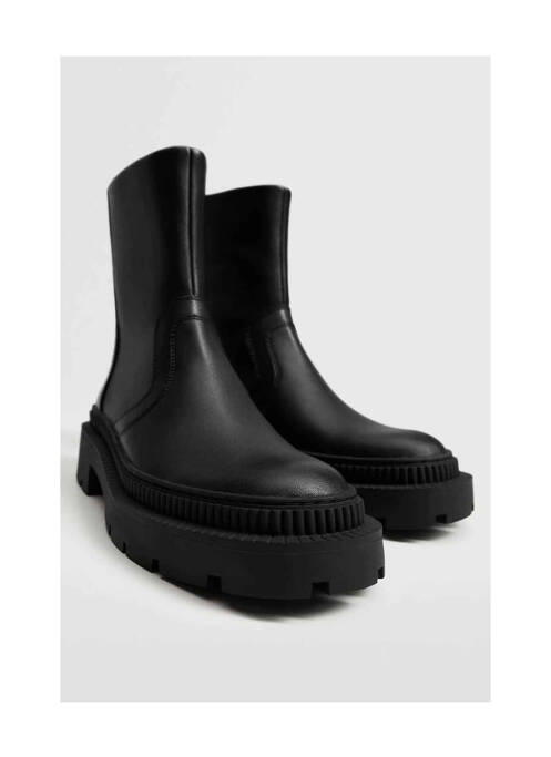 Bottines/Boots noir MANGO femme
