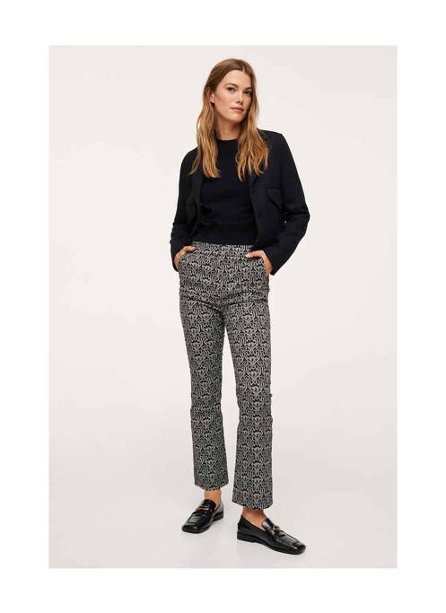 Pantalon flare noir MANGO pour femme