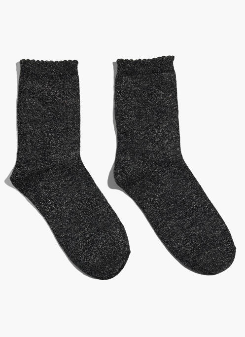 Chaussettes noir PIECES femme
