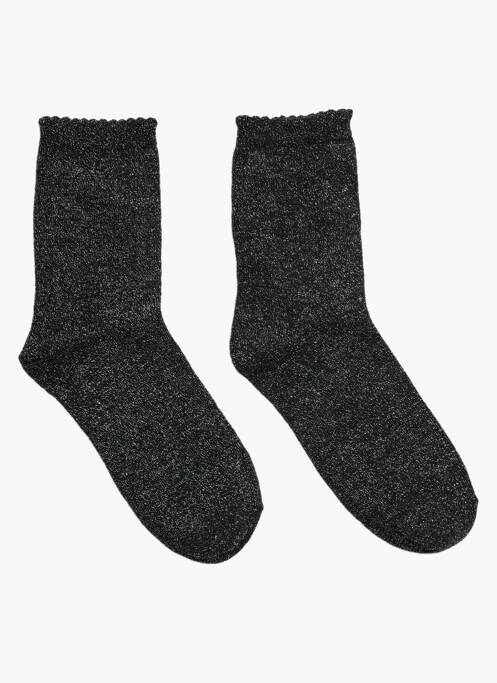 Chaussettes noir PIECES femme