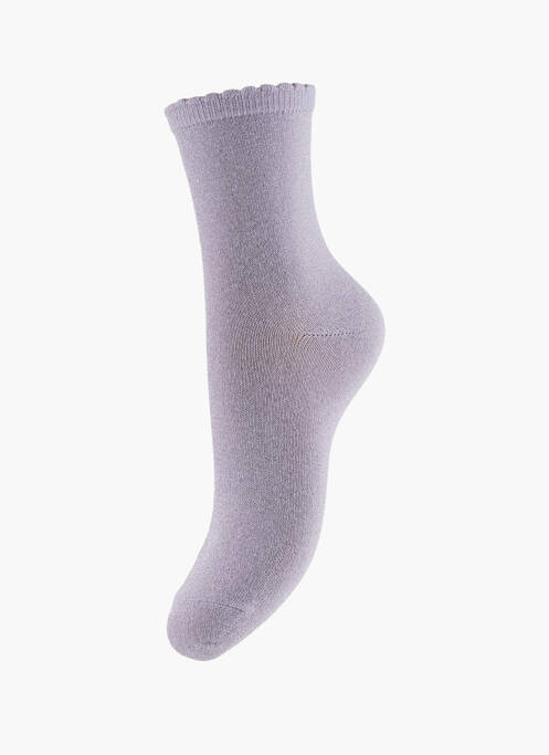 Chaussettes violet PIECES femme