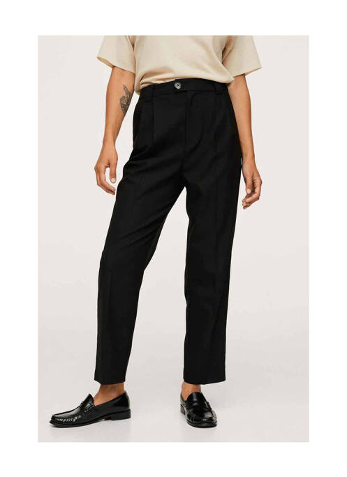 Pantalon chino noir MANGO femme