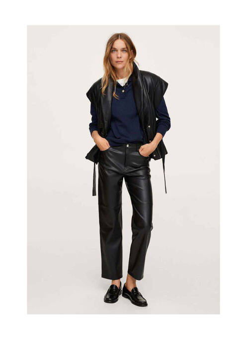 Pantalon flare noir MANGO pour femme