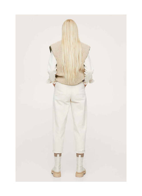 Gilet sans manche beige MANGO pour femme