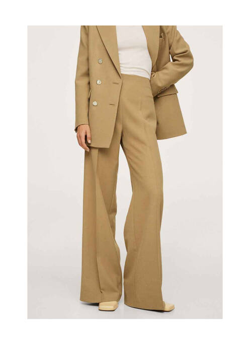 Pantalon flare marron MANGO pour femme