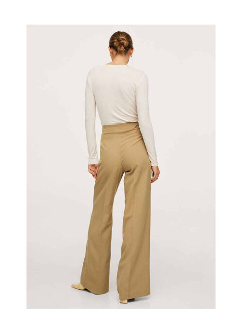Pantalon flare marron MANGO pour femme