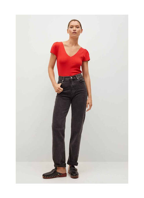 Top rouge MANGO pour femme