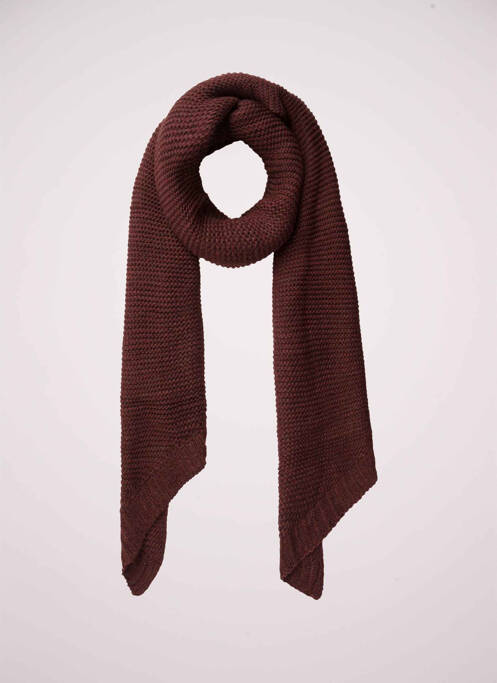 Echarpe rouge PIECES pour femme