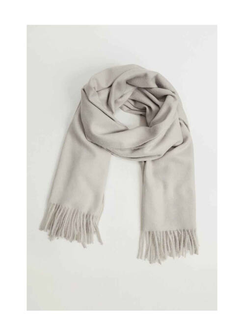 Echarpe gris MANGO femme