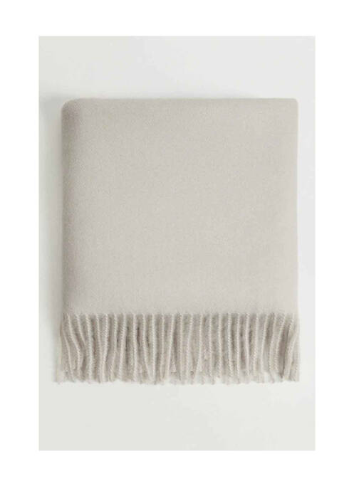 Echarpe gris MANGO femme