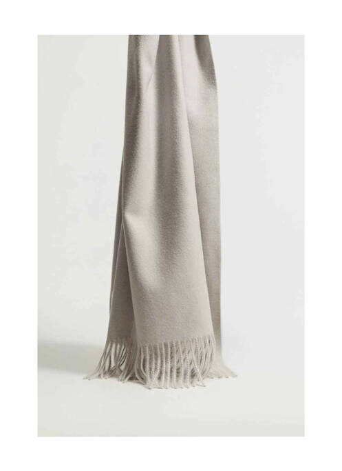 Echarpe gris MANGO femme