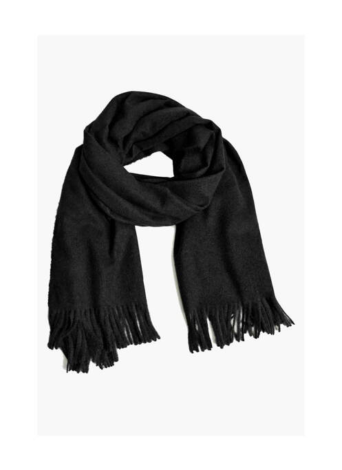 Echarpe noir MANGO pour femme