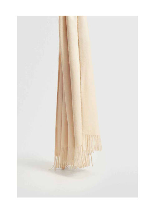 Echarpe beige MANGO femme