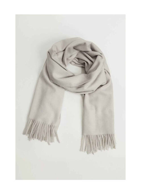 Echarpe beige MANGO femme