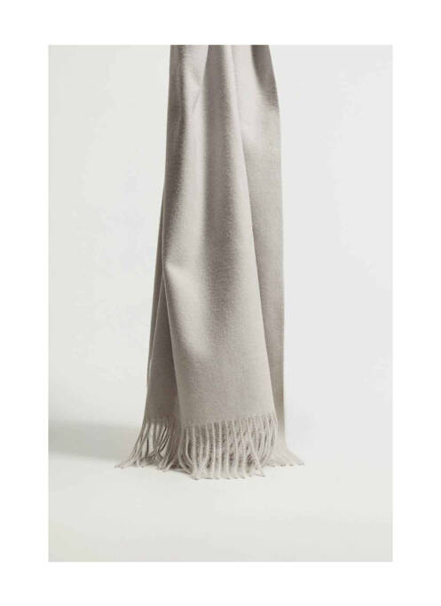Echarpe beige MANGO femme