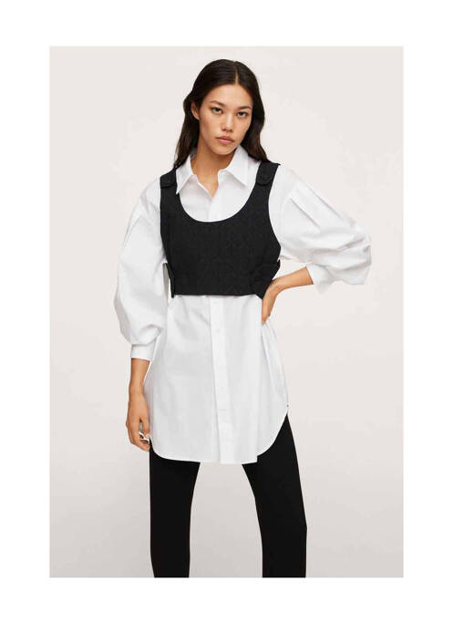 Débardeur noir MANGO pour femme