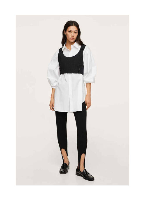 Débardeur noir MANGO pour femme