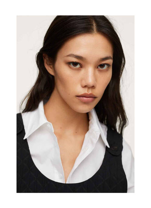 Débardeur noir MANGO pour femme