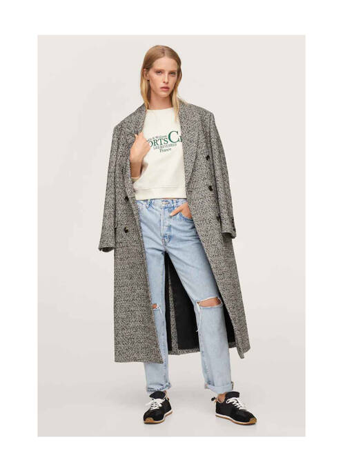 Sweat-shirt beige MANGO pour femme