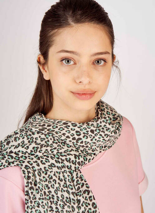 Foulard vert PIECES pour femme