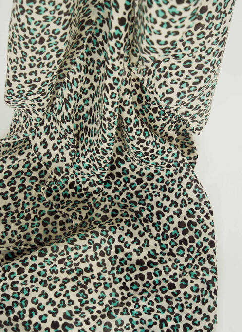 Foulard vert PIECES pour femme