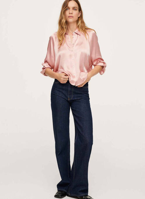Chemisier rose MANGO pour femme