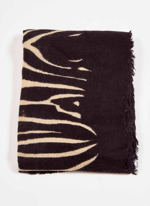 Foulard noir PIECES pour femme