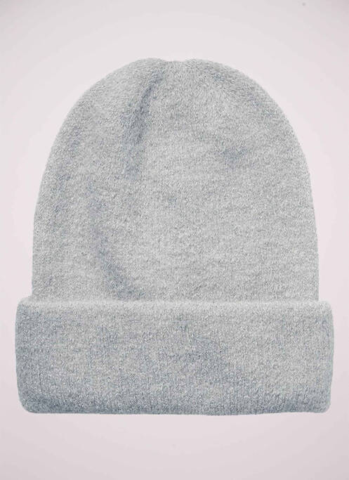Bonnet gris PIECES femme