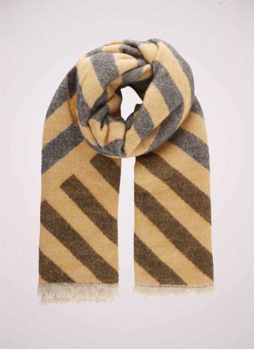 Echarpe marron PIECES pour femme