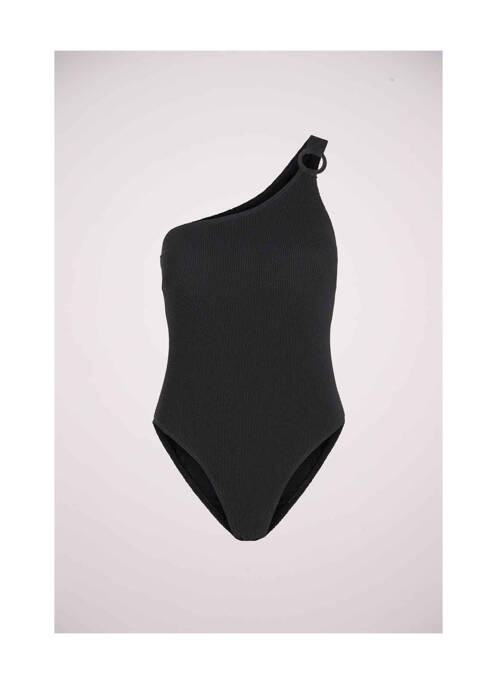 Maillot de bain 1 pièce noir PIECES pour femme