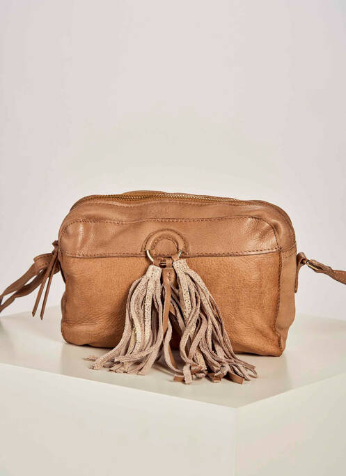 Sac marron PIECES femme