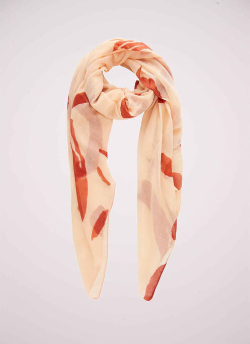 Foulard marron PIECES pour femme