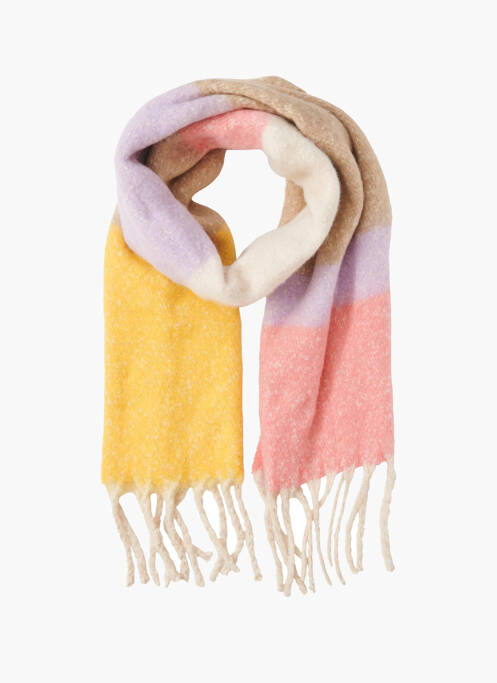 Echarpe rose PIECES pour femme