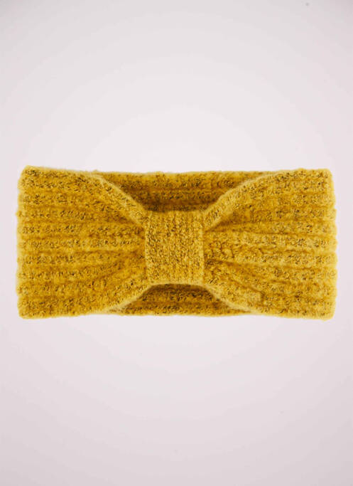 Bonnet marron PIECES femme